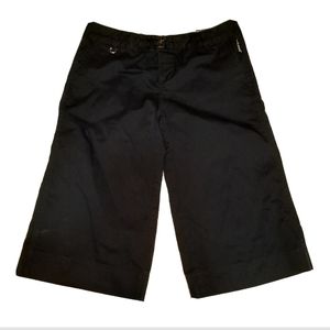 LOST GIRL Brand Long Black Skateboarding Shorts